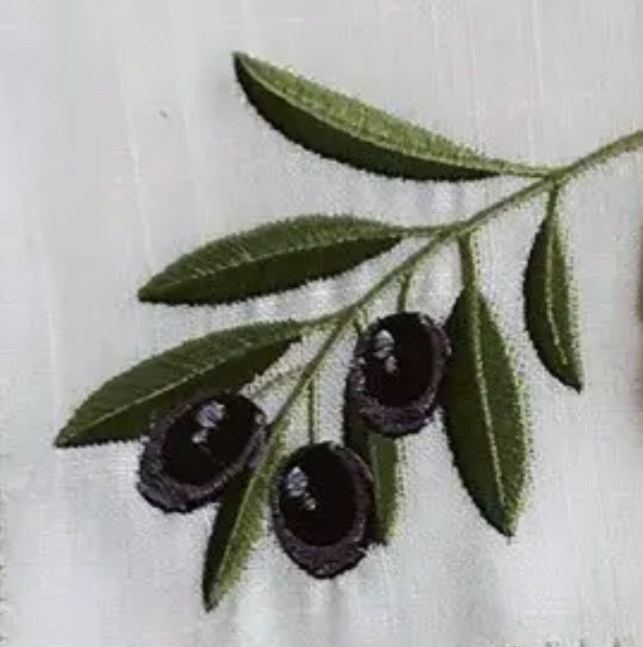 Vegetable Napkins Hemstitched Embroidery, Linen+Cotton Table Decor, Beetroot, Fennel, Carrot,Home/Airbnb/Banquets/Hotel