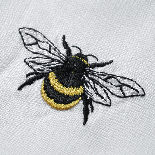 Bee Embroidered Napkin